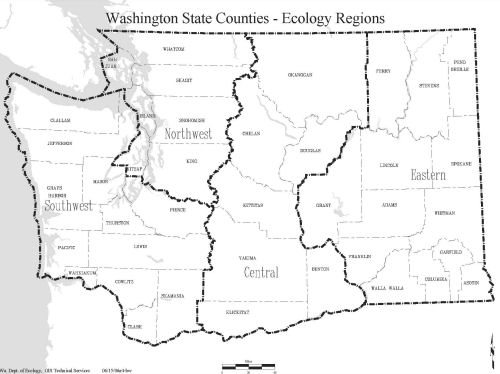 Washington Water Rights Map Water Right And Water Right Change Report Of Examination